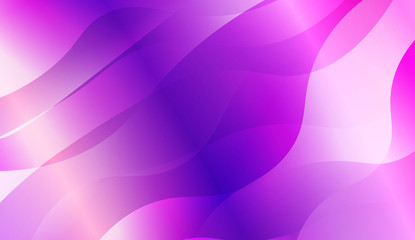 Futuristic Blue Purple Color Design Geometric Wave Shape. For Elegant Pattern Cover Book. Vector Illustration with Color Gradient.