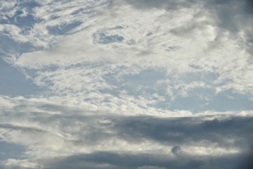 Obraz premium Backlit Clouds after a Storm