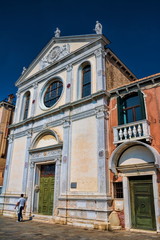 santa maria della visitazione in venedig, italien