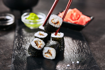 Delicious Sushi Rolls © Ryzhkov