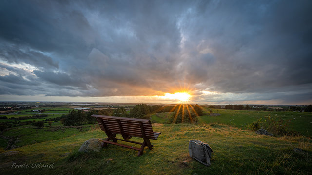 Norwegian sunset in Klepp