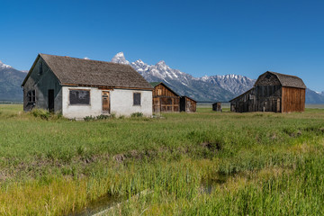 Historic home and barn on Morman Row