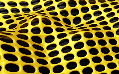 Gold 3d abstract background,3d rendering 