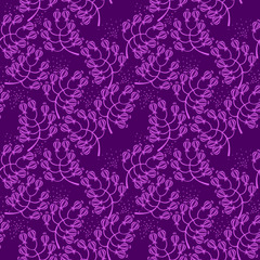 Vector seamless floral pattern