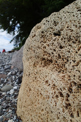 Stone detail at coast