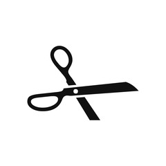 Scissors vector icon in modern design style for web site and mobile app
