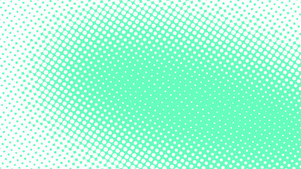 Light turquoise modern pop art background with halftone dots design, vector illustration