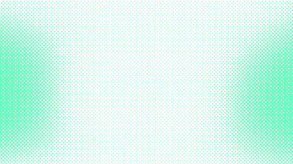 Light turquoise pop art background in retro comic style with halftone dots design isolated