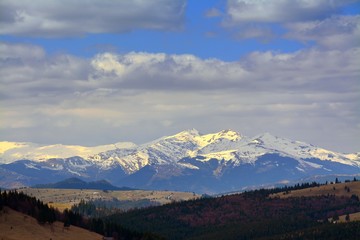 Obraz premium landscape in the Carpathian mountains