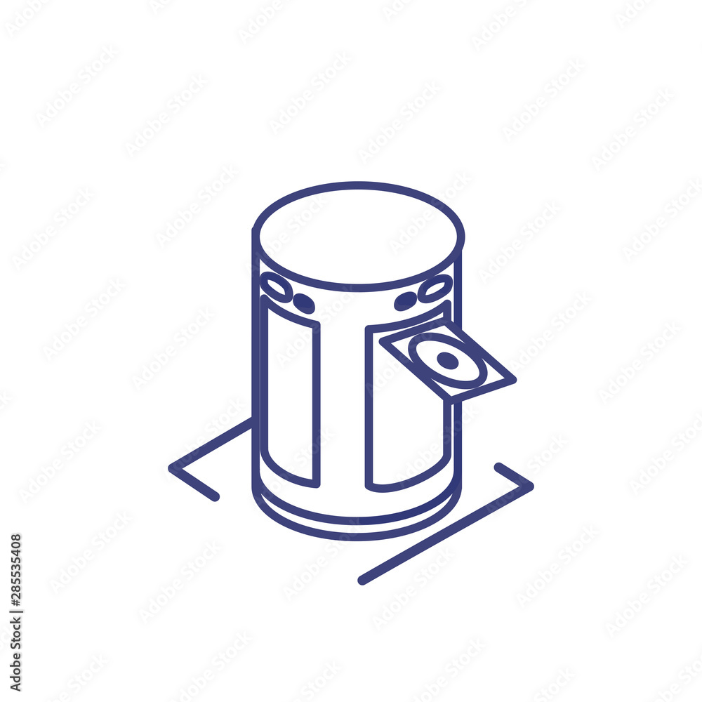 Poster data center disk reader technology