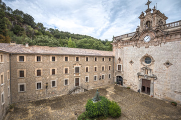 Obraz premium Santuari de Lluc - monastery in Mallorca, Spain