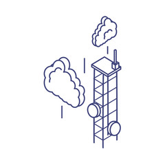 communication antena with cloud computing