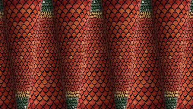 Colorful cones, animation