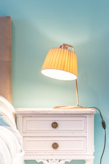 Beautiful side table and lamp