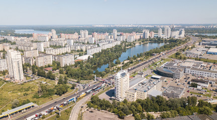aerial photo of Kyiv