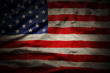 Grunge American flag