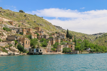 view of halfeti boat tour - gaziantep turkey