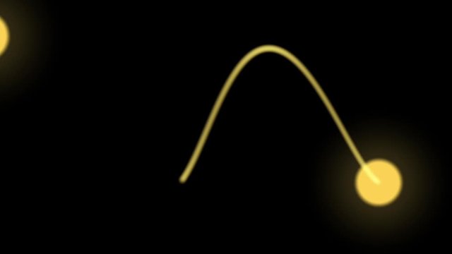 Streaks Of Yellow Light, Animation