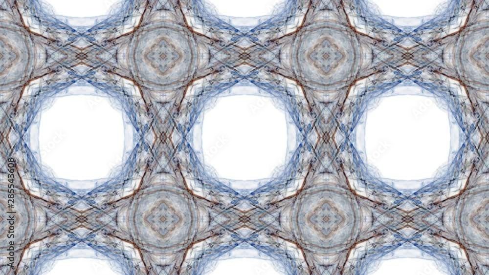 Poster moving psychedelic colorful patterns. beautiful kaleidoscope