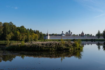Obraz premium Tikhvin Assumption (Bogorodichny Uspensky) Monastery in Tikhvin. Leningrad region. Russia