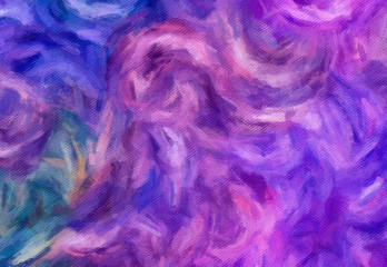 Trendy texture background with colorful paper stripes can use like modern design. Oil painting style. Good for wallpapers, posters, cards, invitations, websites.