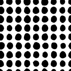 Seamless vector pattern. Simple shapes background. Many hand drawn isolated triangles, circles, rings, dots, brushstrokes. Geometric pattern for clothes, prints, fabric, invitations, cards.