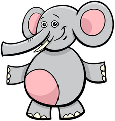 funny elephant animal cartoon character