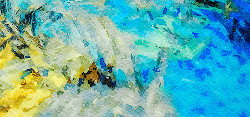 Fashion oil painting style abstract texture background, messy strokes and splashes on canvas