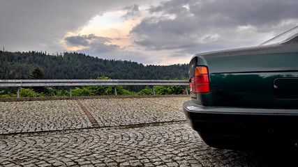 Car in the mountains © andrzej