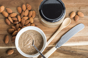 Almonds and Almond Nut Butter