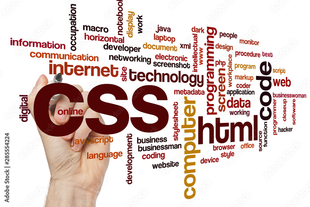 Poster css word cloud