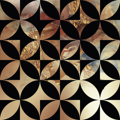 Geometric background art design