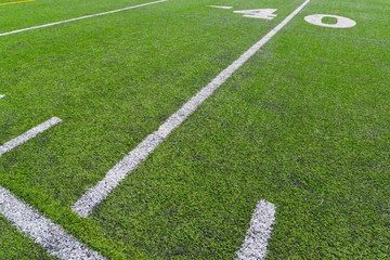 Fototapeta premium American Football turf hash marks