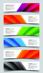 Fototapeta premium Vector abstract banner design background