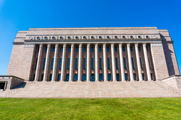 Building of The Parliament House, Helsinky, Finland