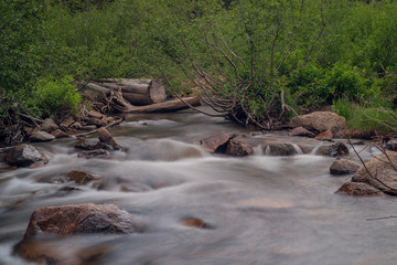 meandering stream