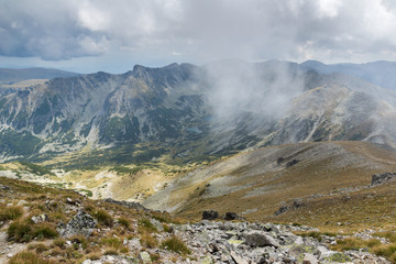 Landscape from Musala peak, Rila mountain, Bulgaria