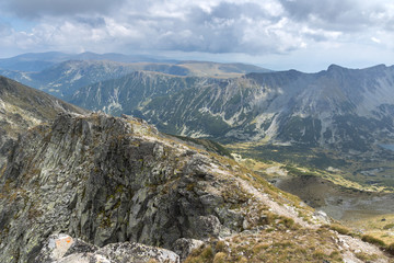 Landscape from Musala peak, Rila mountain, Bulgaria