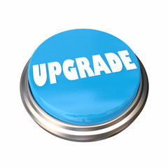 Upgrade Update Improve Button Word 3d Illustration