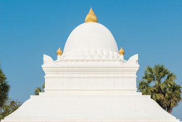 An iconic 'watermelon' stupa in Wat Wisunalat is Luang Prabang’s oldest temple after renovated....