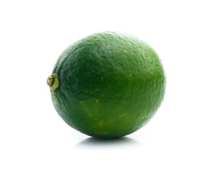Lime isolated on white background