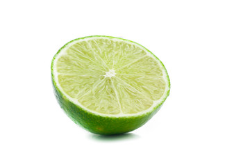Lime isolated on white background