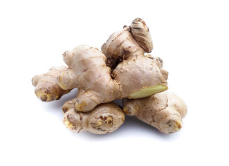 ginger on white background