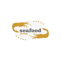 shrimp logo for seafood restourant