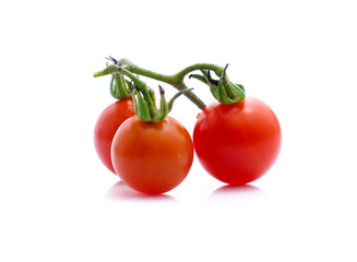 tomatoes isolated on white background