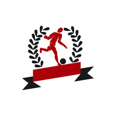 Soccer Football Badge Logo Design Templates Sport Vector