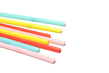 カラフルなストロー