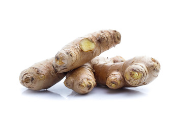 ginger on white background