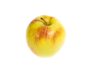 yellow apples isolated