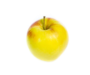 yellow apples isolated